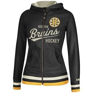 NWOT Bruins Jockey Style Zip-Up Sweatshirt
